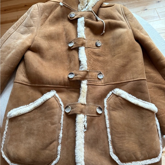 RARE!!!! Collectible 1970's Men's Tan/cognac/brown Shearling Coat - Picture 13 of 16